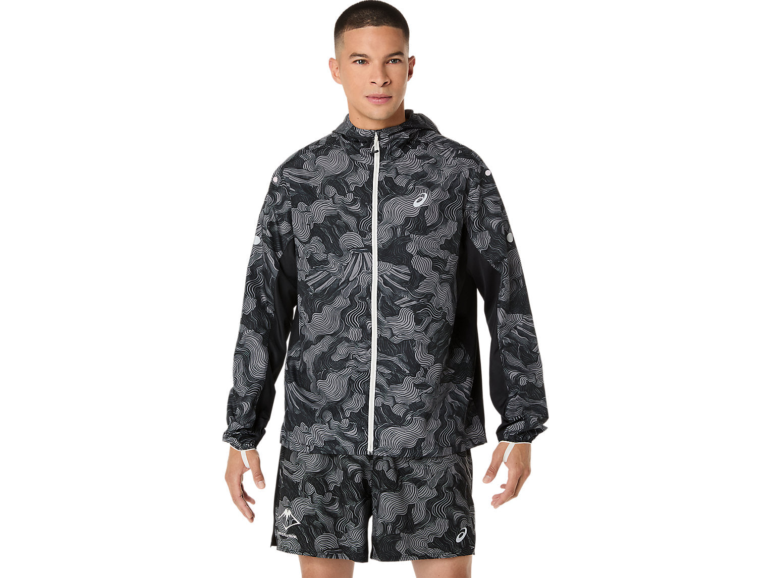 Asics Black Trail Jacket