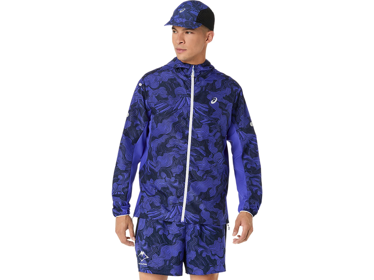 Asics Blue Trail Jacket
