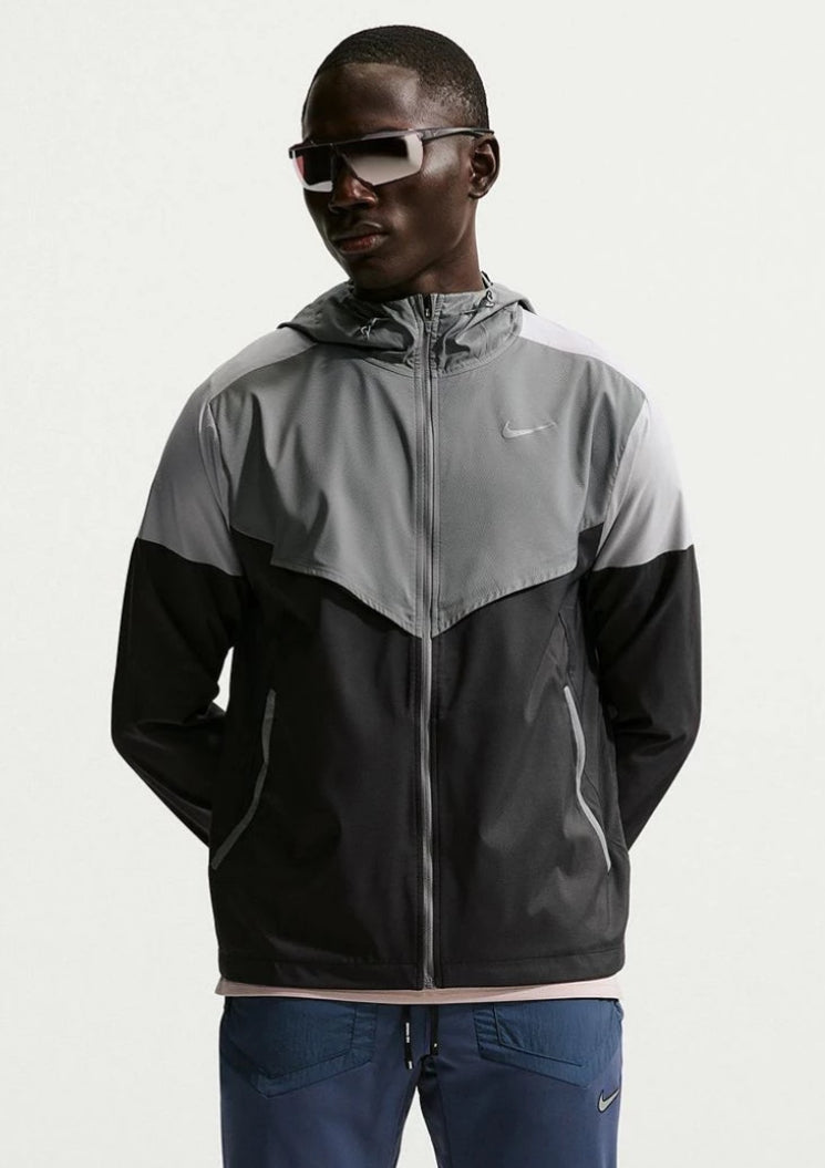 Nike Jacket (New) Grey - Black - White