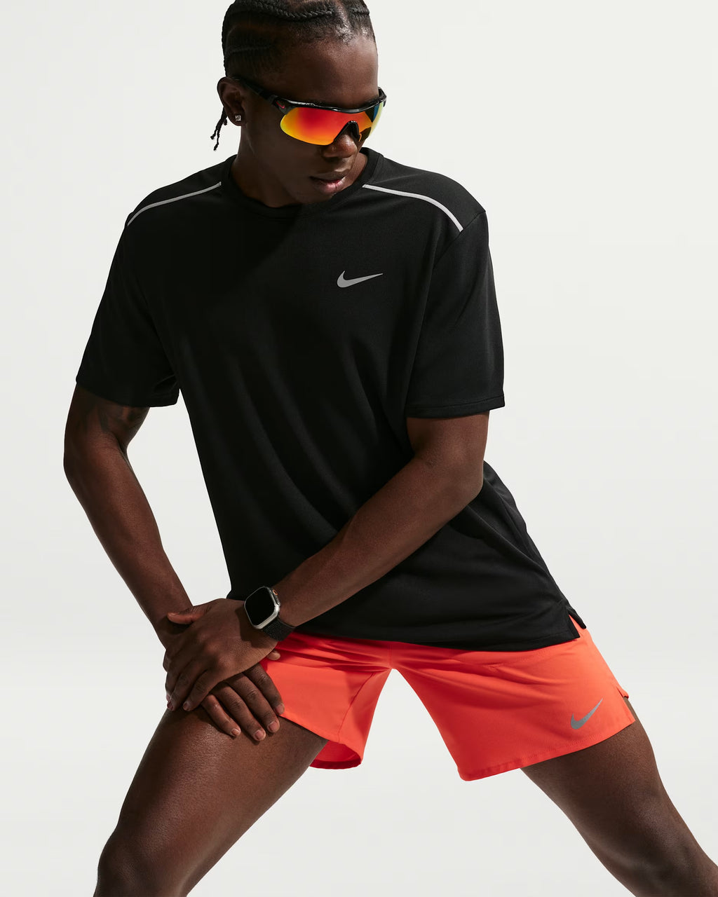 Nike Miler T-Shirt Black