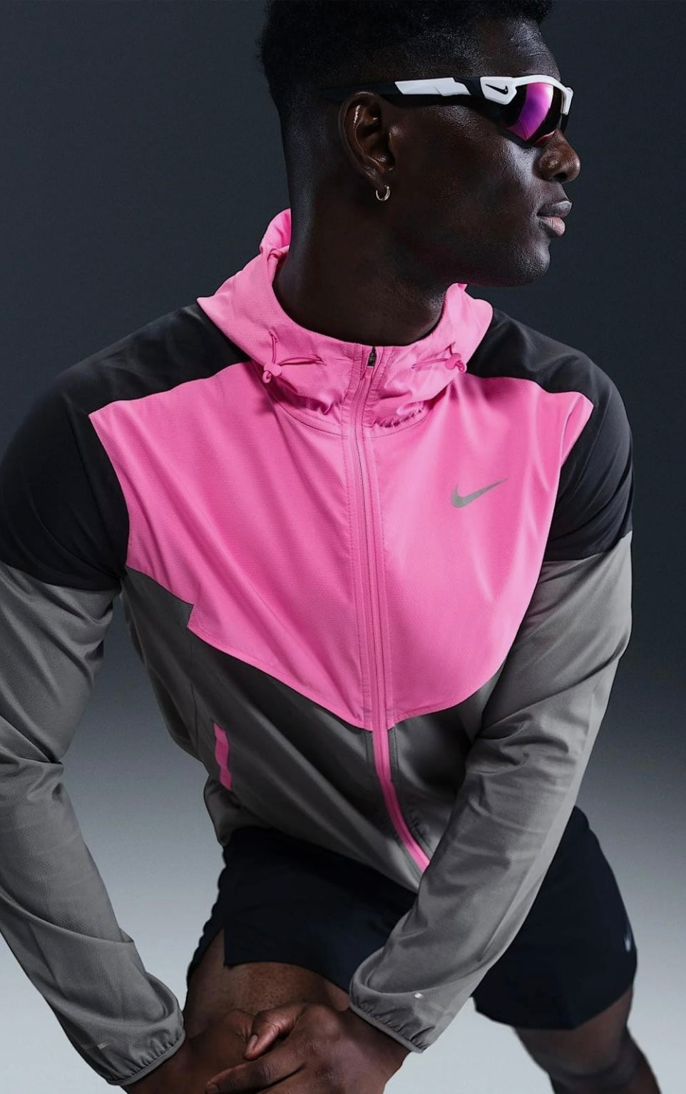 Nike UV Jacket Pink - Grey - Black