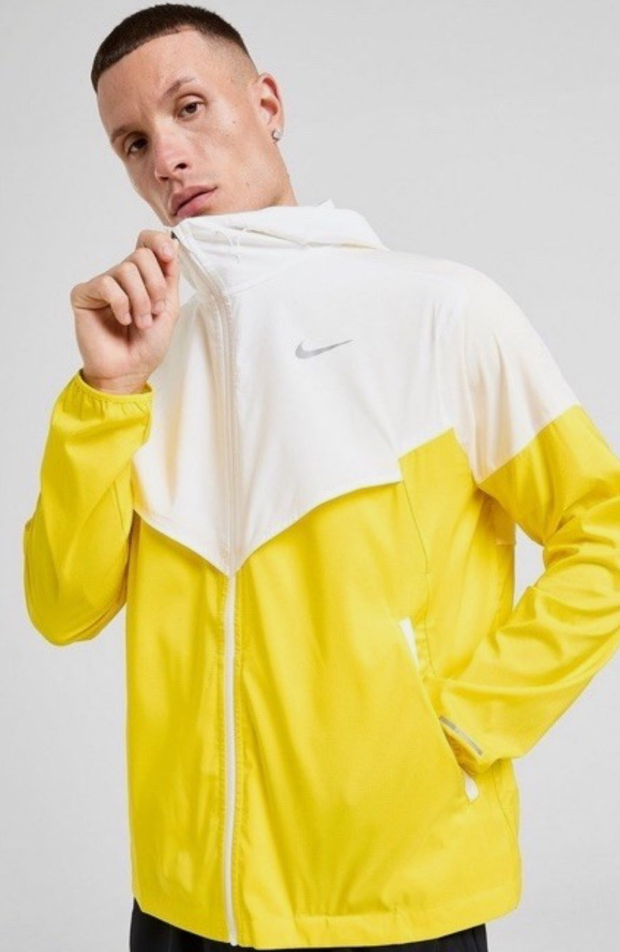 Nike UV Jacket Yellow - White set (Jacket & Shorts)