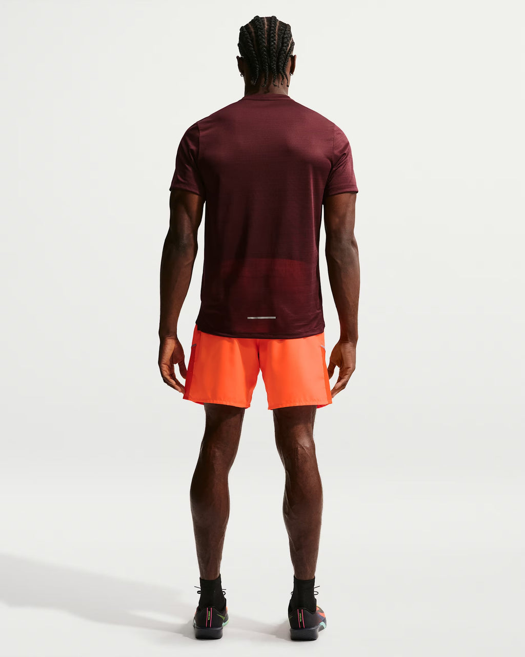 Nike Miler T-Shirt Burgandy