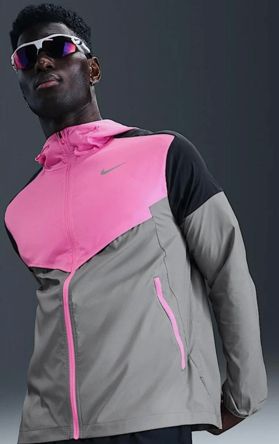 Nike UV Jacket Pink - Grey - Black